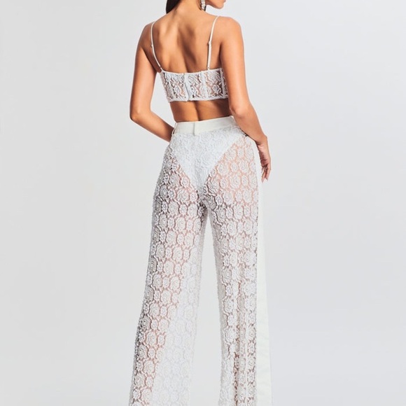 PESSA LACE & PEARL TOP RETROFETE SIZE MEDIUM - Picture 4 of 8